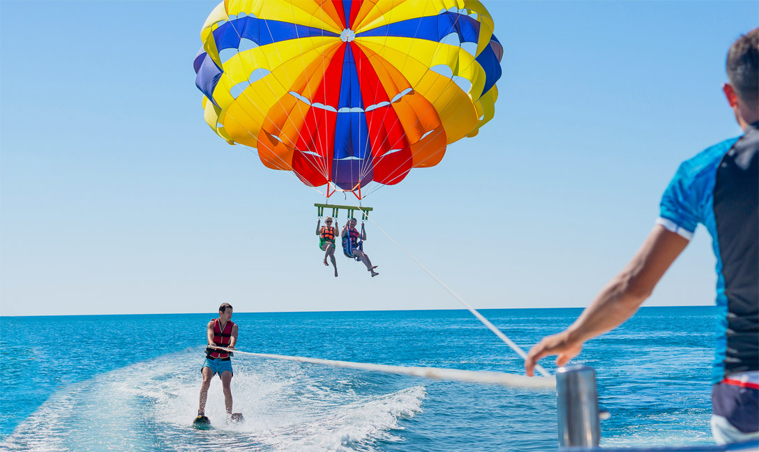 Adventure trip with water sports